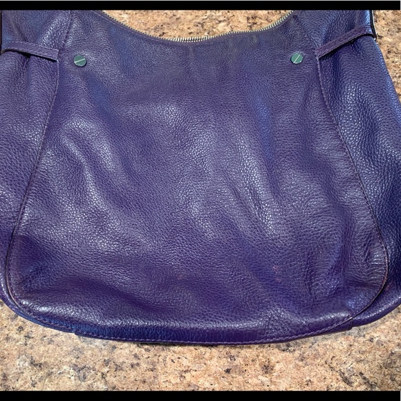 EUC Michael Kors Hobo Purse & Wallet Purple Set VINTAGE - Picture 13 of 16